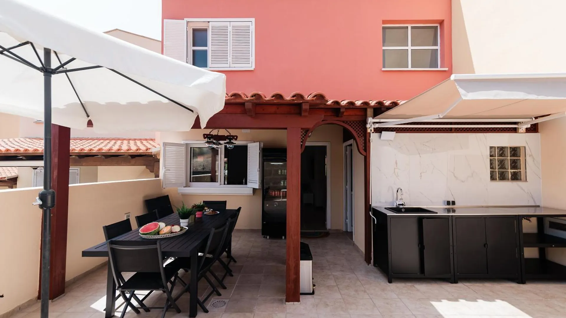 Comfortable 4-Bedroom Villa With Private Gardens Costa Adeje  Spain